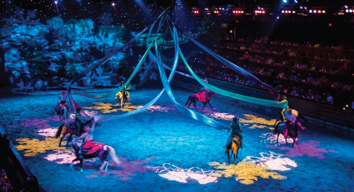 Dolly Parton's Stampede Brings Christmas Dreams to Life