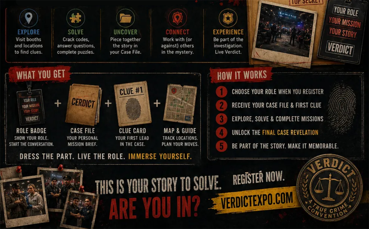 VERDICT True Crime Convention in Pigeon Forge, TN