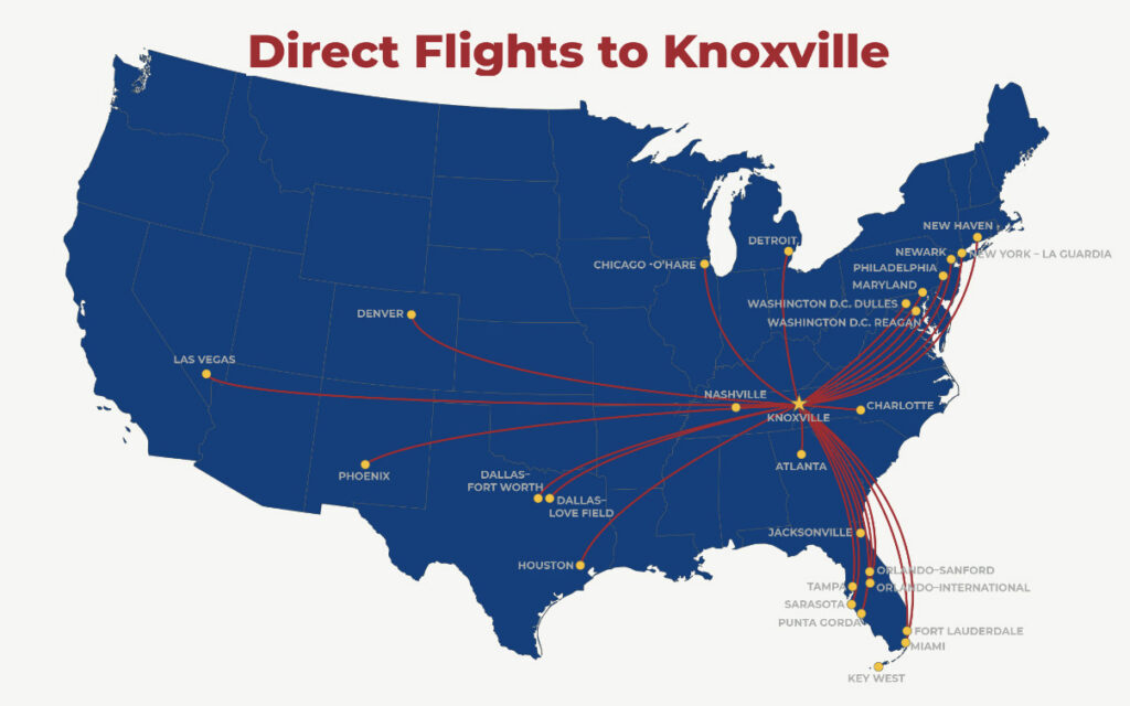 Direct Flights to Knoxville