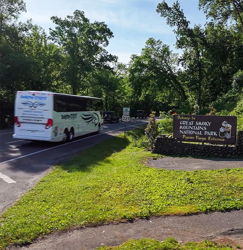 Motorcoach tours into Great Smoky Mountains National Park